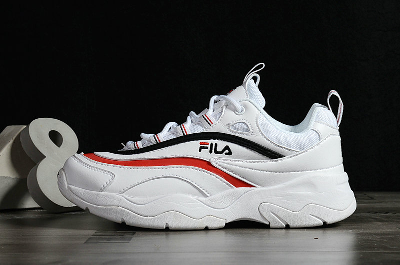 FILA Ray Disruptor 2 Men Women White Red Dark Blue